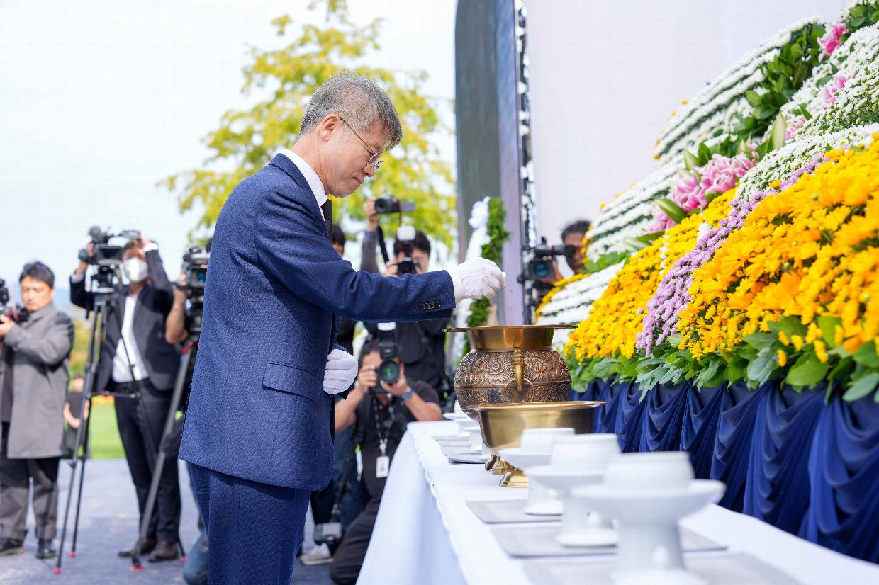 제78주기 여순사건 합동추념식 엄수…첫 대통령 추념사로 국가 책임 강조