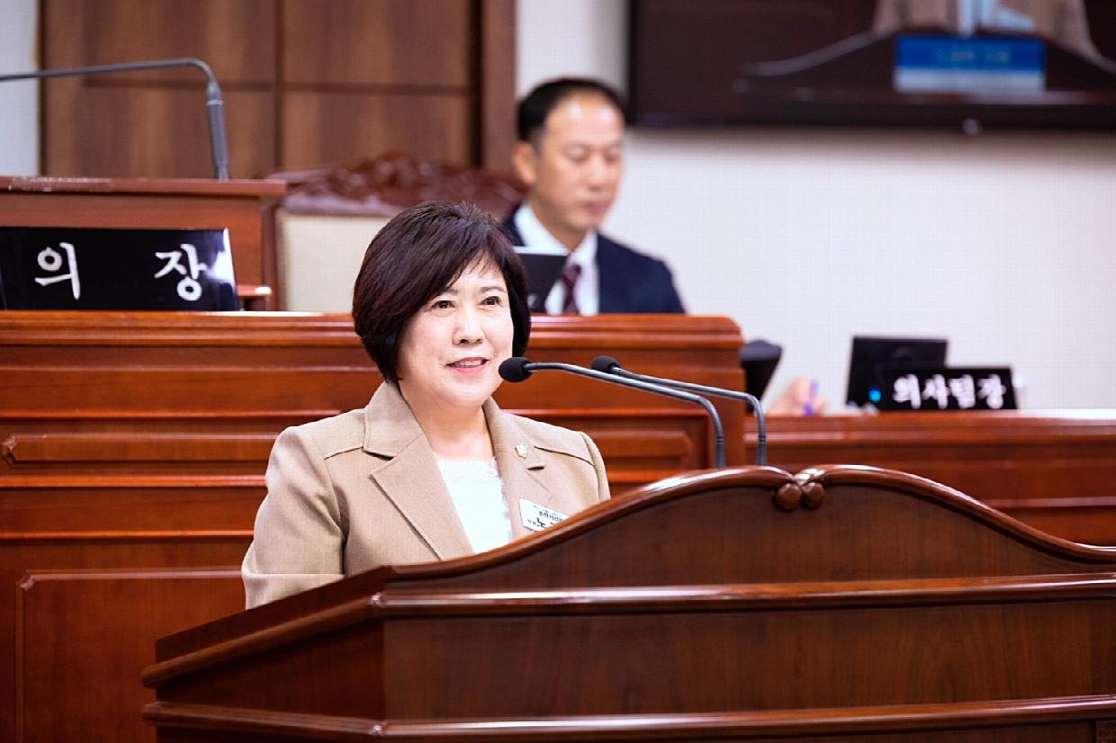 순천시의회 노금희 의원, '여순광 어르신 무료버스' 복지 기준 통일 촉구 건의안 의결